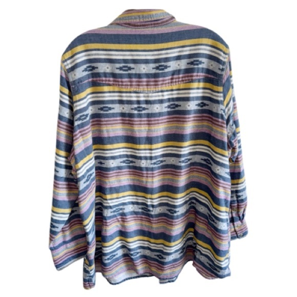 ARIAT WOMEN'S R.E.A.L. SUNSET BEAUTY L/SLEEVE WESTERN SHIRT SZ 3X RODEO COWGIRL - Picture 4 of 13